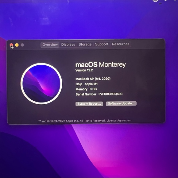 Apple Computers, Laptops & Parts 33inch 220 Macbook Air M1 Chip 8gb